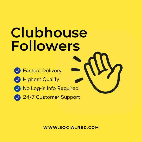 Buy Clubhouse Followers