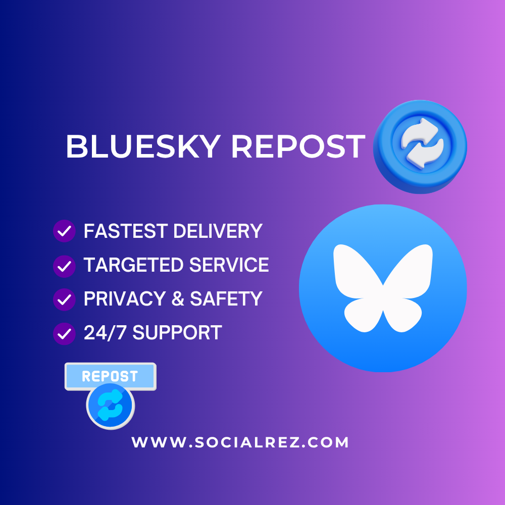 Buy BlueSky Reposts