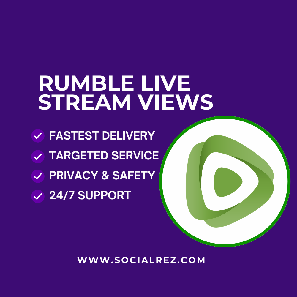 Buy Rumble Live Stream Views