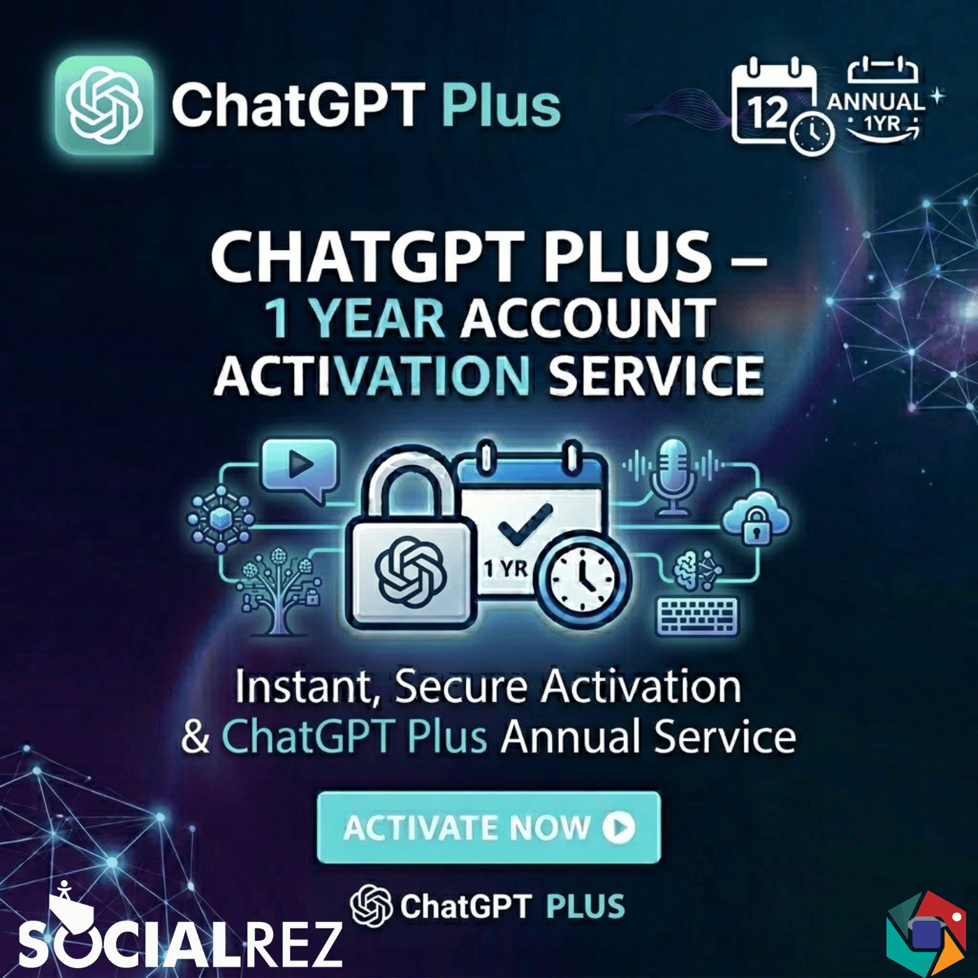 Chatgpt Plus 1 Year Account Activation Service
