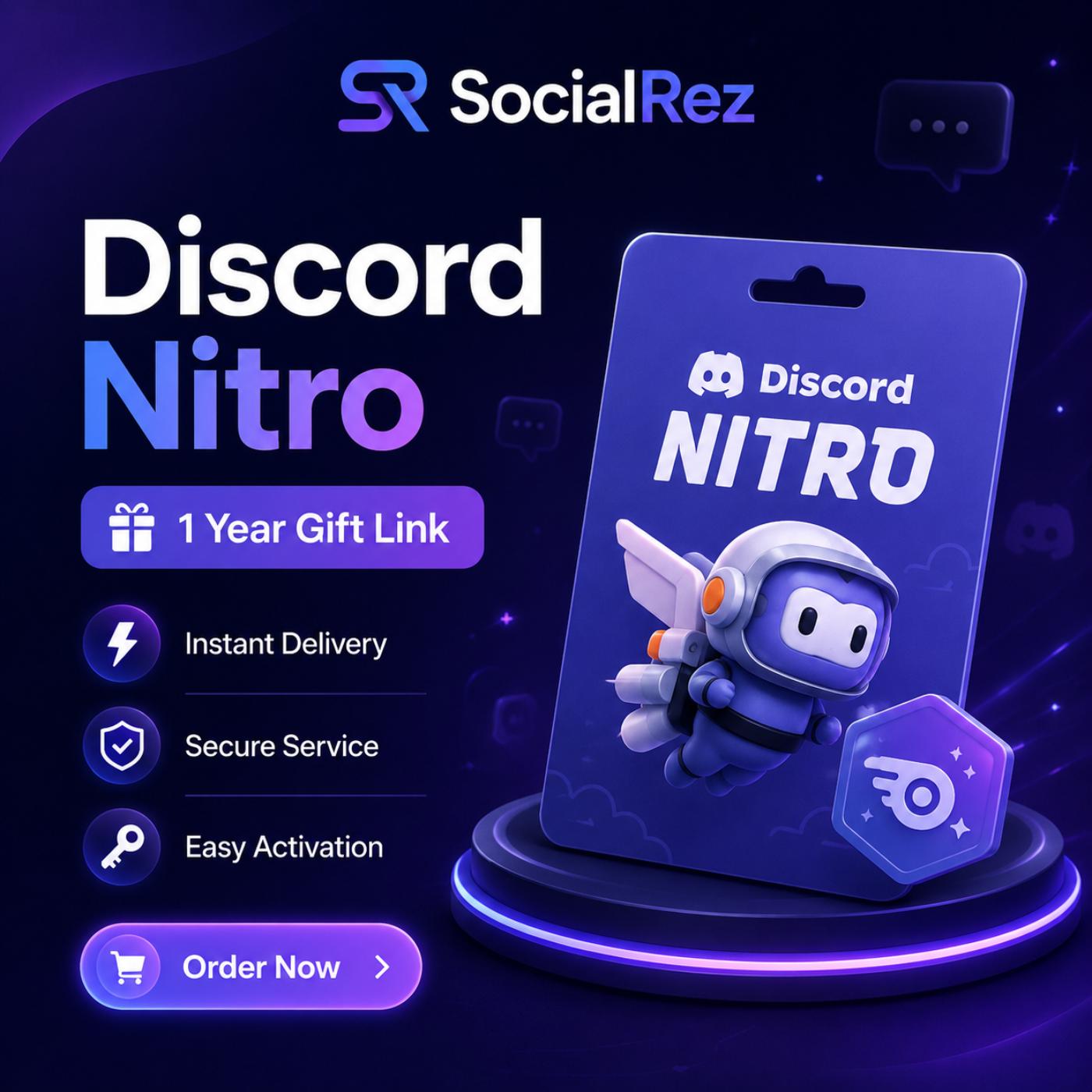 Discord Nitro 1 Year Gift Link