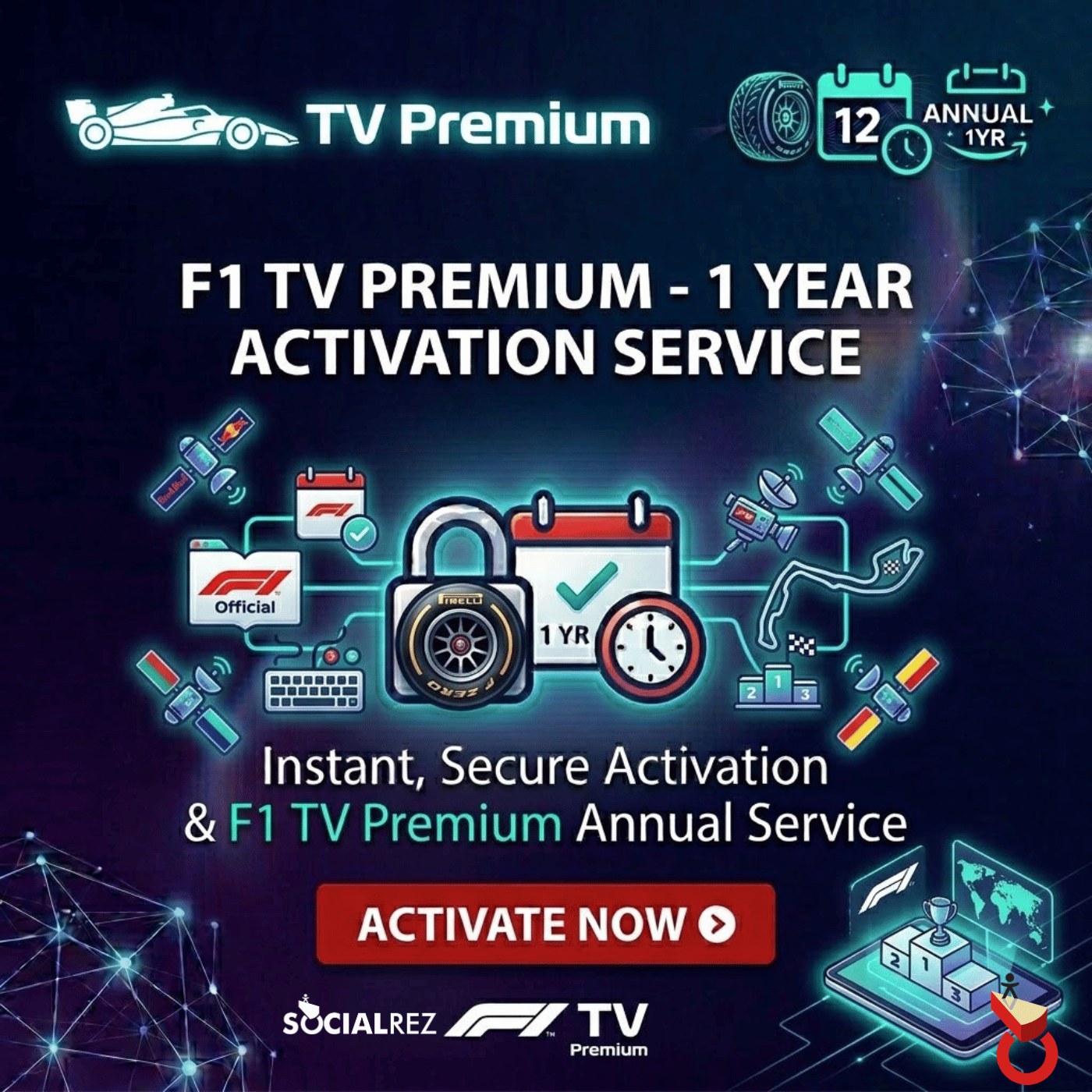 F1 TV Premium Account Activation