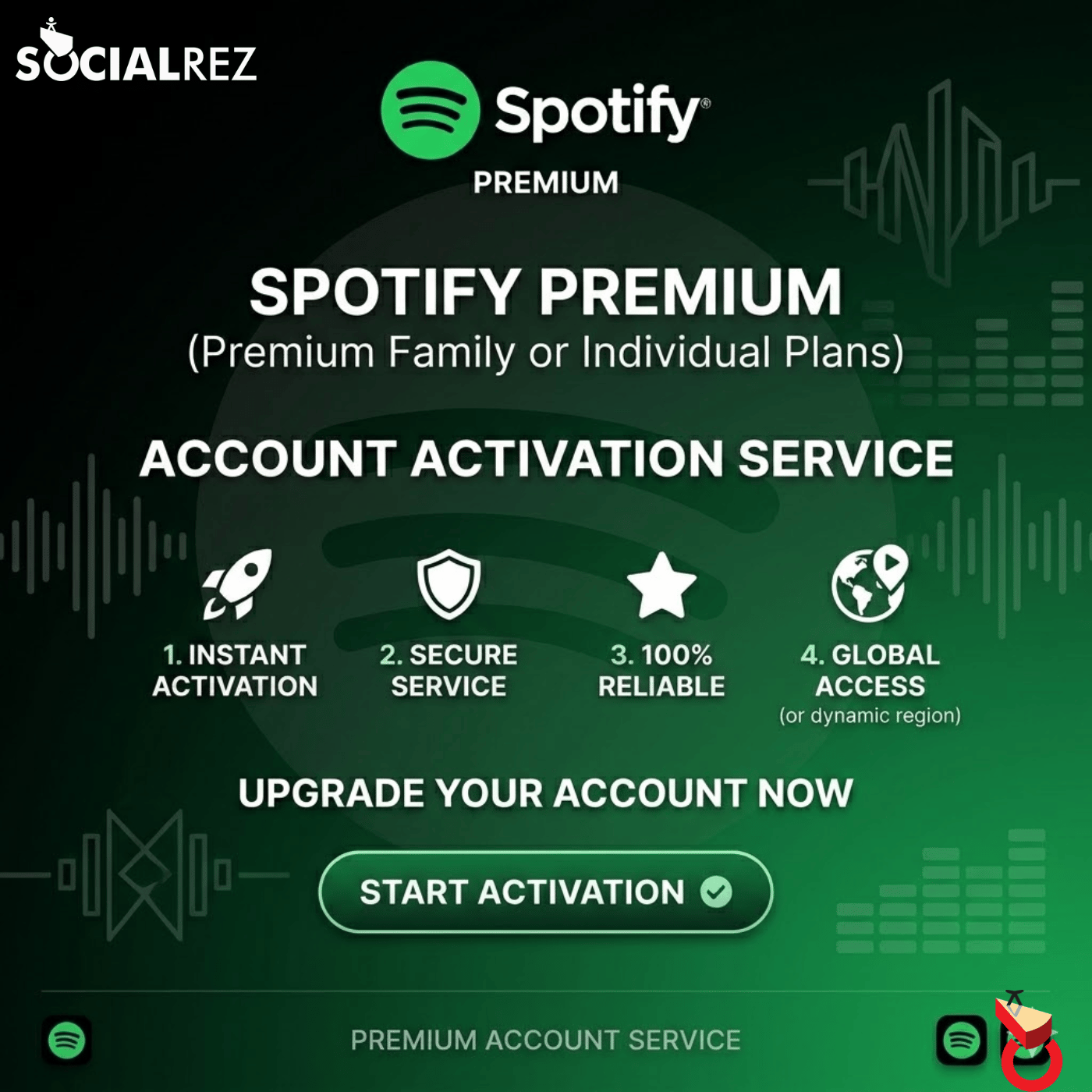 Spotify Premium - Account Activation Service