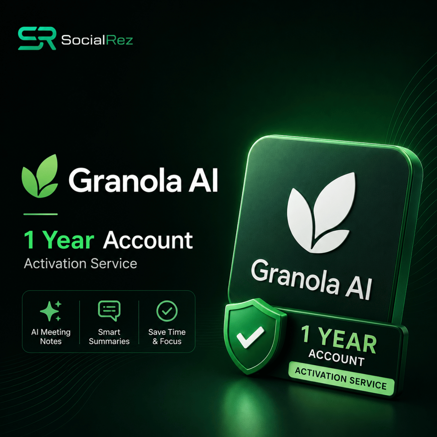 Granola AI - 1 Year Account Activation Service